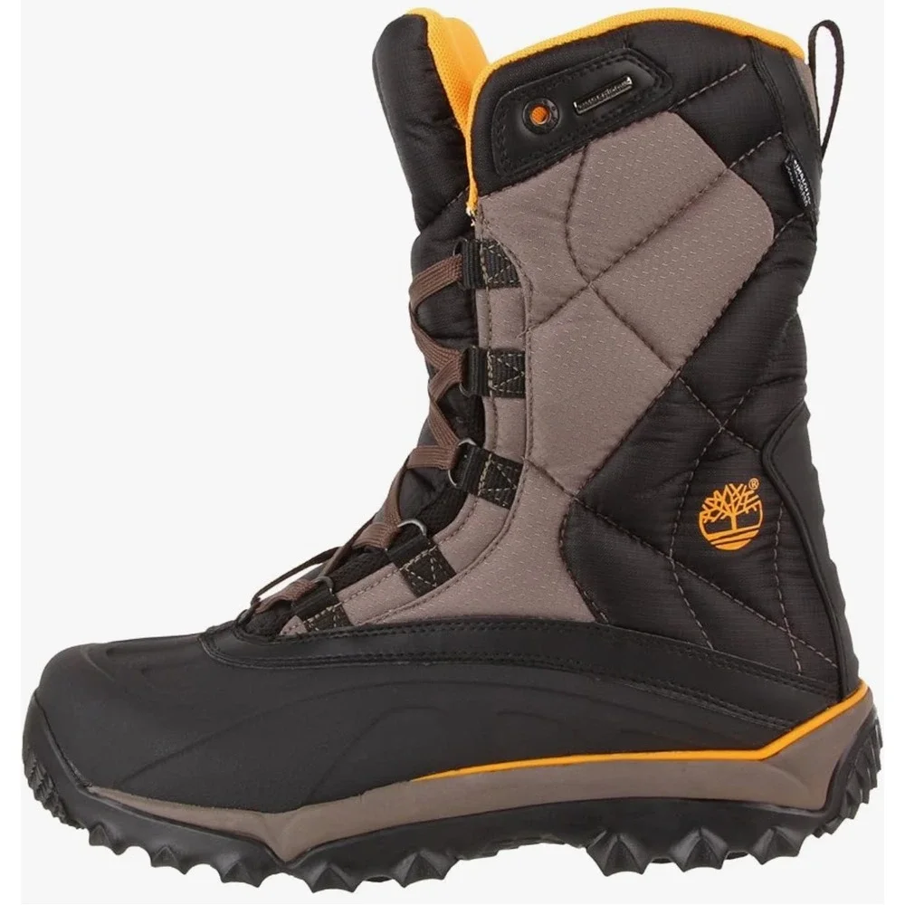 Timberland Men Rime Ridge Waterproof 200g PrimaLoft Insulated Winter Boots Black